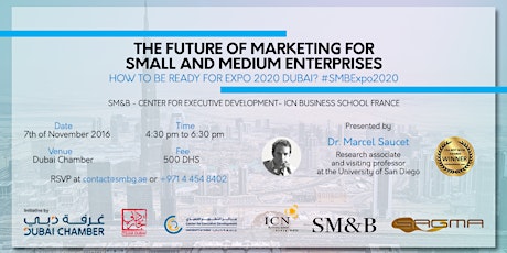 The Future of Marketing for SME : How to be ready for expo 2020 Dubaï? primary image