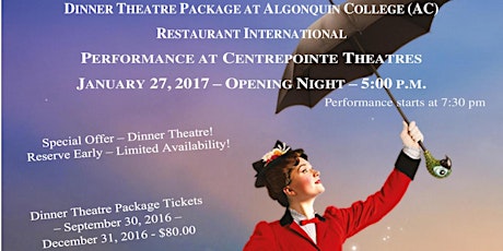 Mary Poppins Dinner Theatre Package primary image
