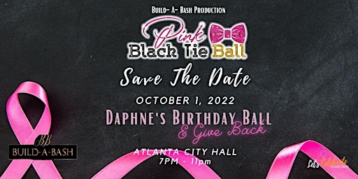 Pink Black Tie Ball