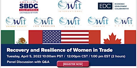 Hauptbild für RECOVERY AND RESILIENCE OF WOMEN IN TRADE SERIES