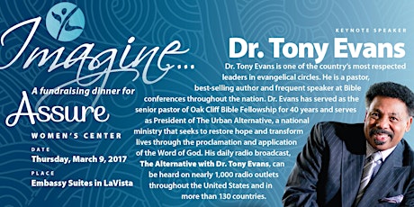 2017 "Imagine" Banquet with Dr. Tony Evans primary image