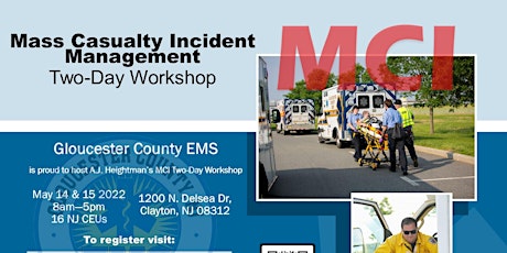 Mass Casualty Incident Management Two-Day Workshop tickets