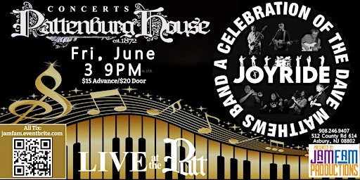 JOYRIDE: A Celebration of the Dave Matthews Band @ The Pattenburg House