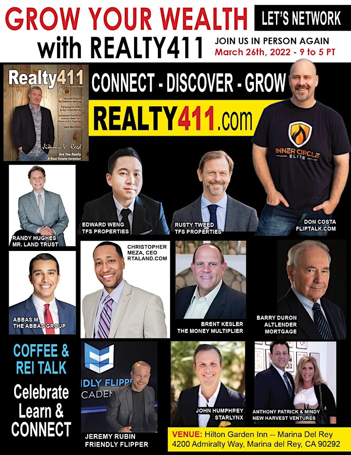 Realty411's Investor Networking Breakfast & REI Conference image