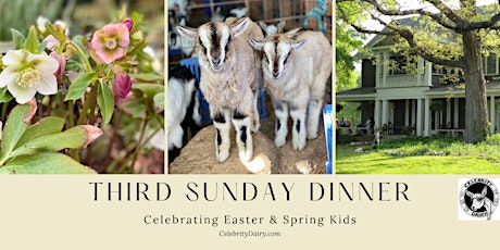 Imagen principal de Third Sunday Dinner: Celebrating Easter & Spring Kids