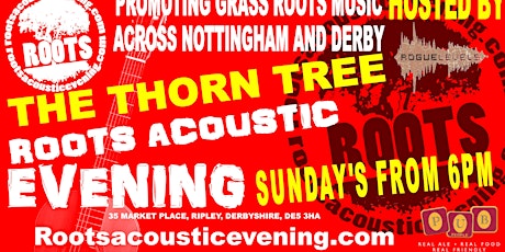 Roots acoustic evening (Thorn Tree Inn Ripley ) primary image