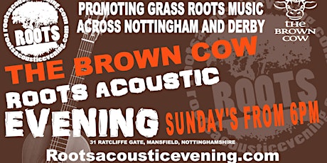 Roots acoustic evening (Brown Cow Mansfield) primary image