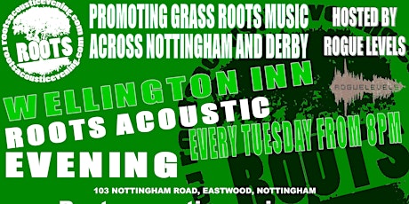 Roots acoustic evening (Wellington Inn Eastwood) primary image