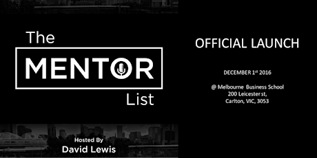 The Mentor List - Podcast Launch primary image