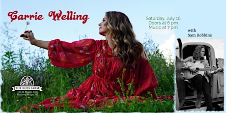 Carrie Welling at the Ross Farm, with Sam Robbins tickets