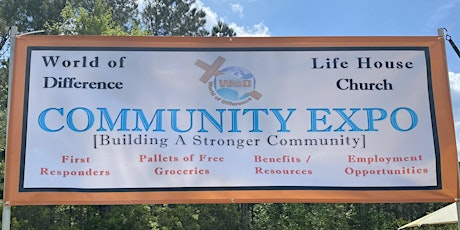Community Expo 22 - Pallets of groceries/Benefits/Resources/Hiring Event tickets