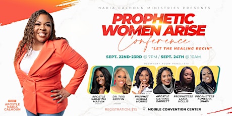 Prophetic Women Arise Conference tickets