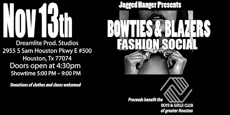 Jagged Hanger Custom Couture Presents: BowTies and Blazers Fashion Sociale