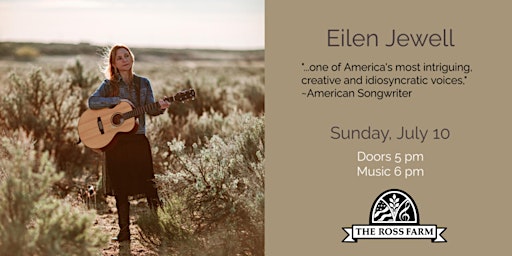 Eilen Jewell at the Ross Farm July 10