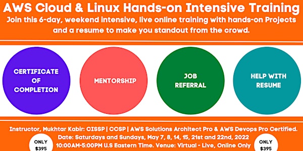Linux & AWS Live Training - Hands-on intensive (Ma
