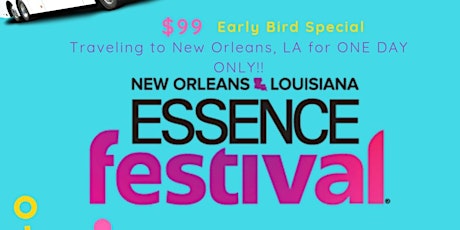 ATL Essence Festival Party Bus Alcohol included 2022!! tickets