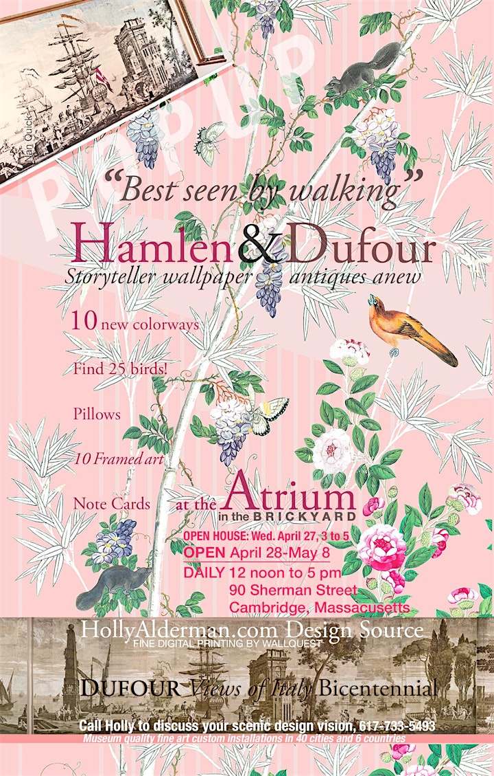 Open House, Storyteller Hamlen Chinoiserie & Dufour Scenic Wallpapers Anew image