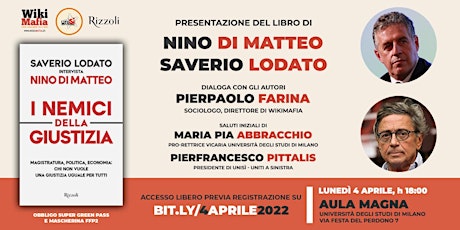I nemici della giustizia - Nino Di Matteo e Saverio Lodato a Milano primary image