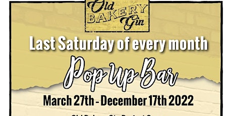 November Distillery  Rum and Gin Pop Up Bar - Free Entry tickets