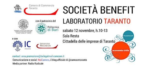 Società Benefit - Laboratorio Taranto