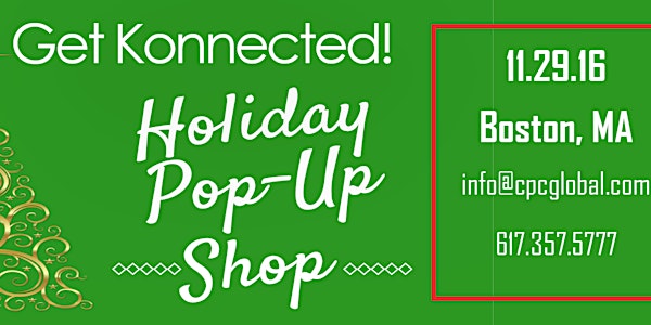 GET KONNECTED! Networking & Holiday Pop-Up Shop