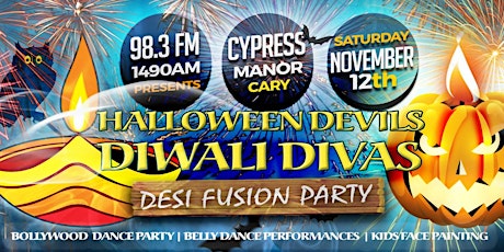 HALLOWEEN DEVILS & DIWALI DIVAS - DESI FUSION DANCE PARTY primary image