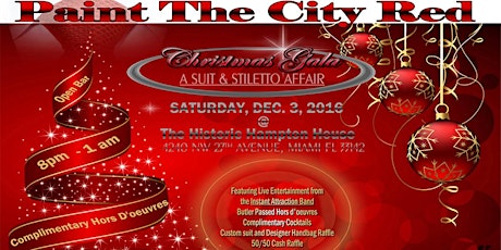 Paint The City Red Christmas Gala (Miami 2016) primary image