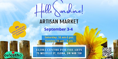 Hello Sunshine Artisan Market -September tickets
