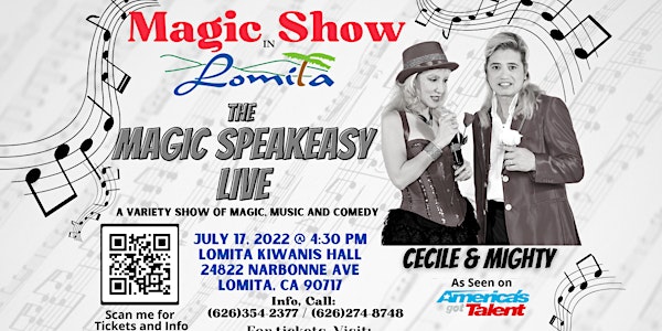 Cecile and Mighty " The Magic Speakeasy LIVE"