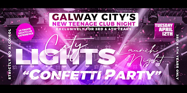 City Lights Teenage Club Night - Launch Party