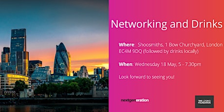 Next Generation - networking event and drinks primary image