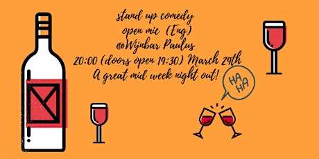 Stand Up Comedy Open Mic (Eng)!