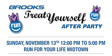 Brooks Treat Yourself After Party - Sunday, November 13th primary image