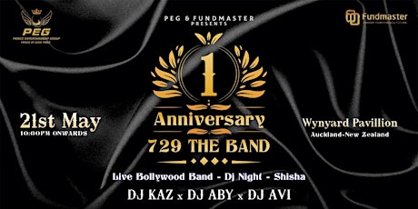 729 The Band 1st Anniversary Event (Live Bollywood Rock Band & DJ)