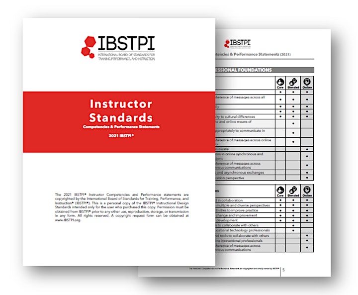 New IBSTPI® Competencies for Instructors and Trainers image