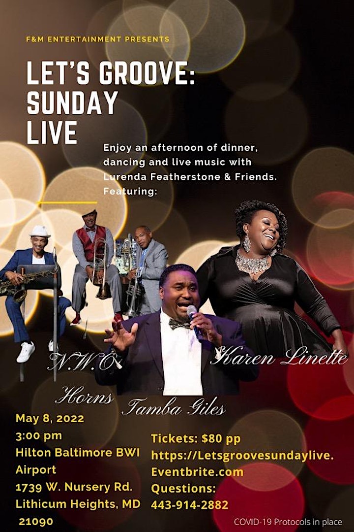 Lets Groove Sunday Live Mother's Day (May 8, 2022) image