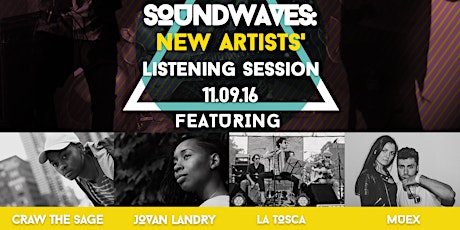 SoundWaves: New Artist Listening Session primary image