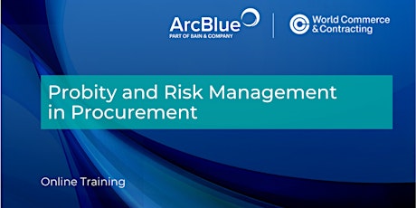 Probity and Risk Management in Procurement tickets