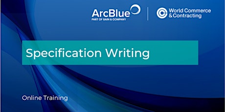 Specification Writing Online Training tickets