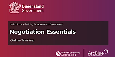 Negotiation Essentials Skills2Procure Training for QLD Government tickets