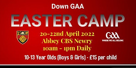 DOWN GAA EASTER CAMP - NEWRY VENUE primary image