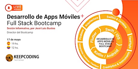 Sesión informativa: Desarrollo de Apps Móviles Full Stack - XIV Edición boletos