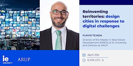 Imagem principal do evento Reinventing territories: design cities in response to digital challenges