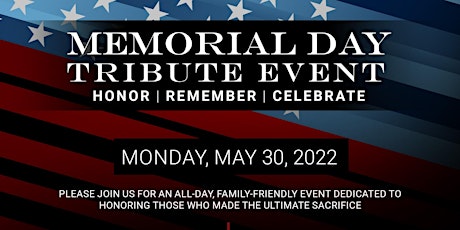 Memorial Day Tribute tickets