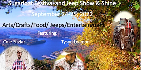 Sugarloaf Festival and Jeep Show & Shine by Four Rivers Events tickets