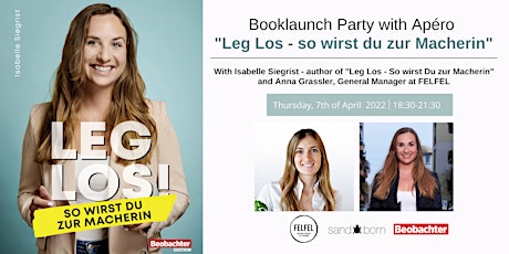 Booklaunch Party "Leg Los- So wirst du zur Macherin" primary image