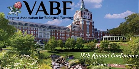 2017 Virginia Biological Farming Conference Sponsor/Exhibitor Registration primary image