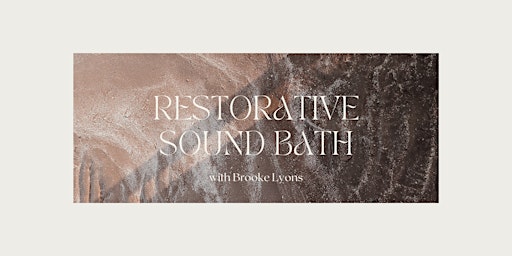 Restorative Sound Bath