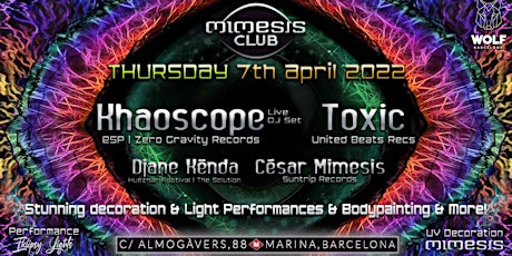 Mimesis CLUB THURSDAY - April w/ Khaoscope and Tox