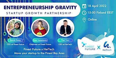 Entrepreneurship Gravity -  Startup Growth Partnership - Online event
